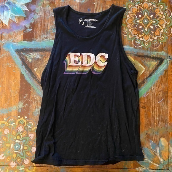 Classic Large EDC Tank Top by Insomniac Size Large - Picture 1 of 4